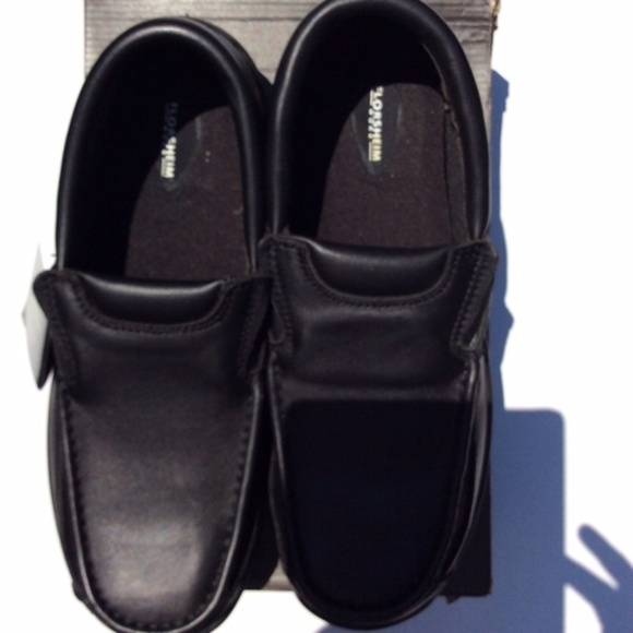 NWT Florsheim Work black Ace Oxford steel …